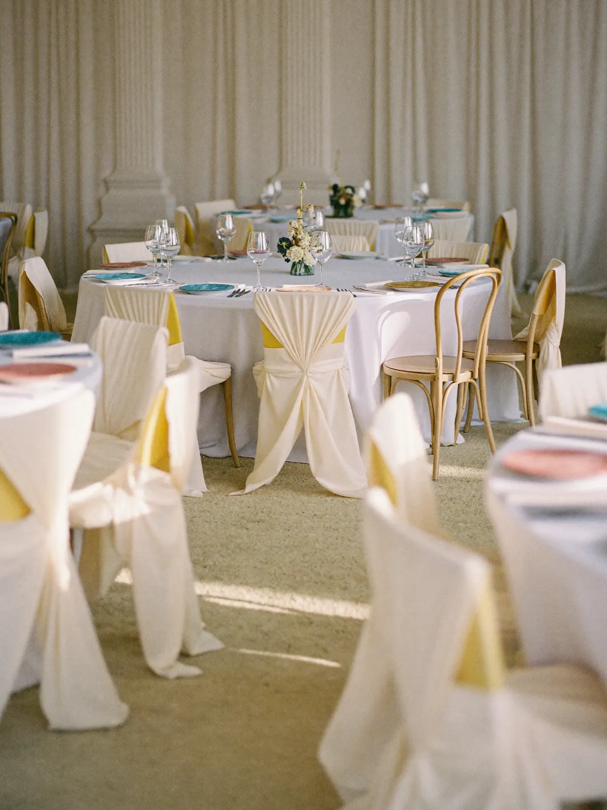 A styled venue ready before guests arrive